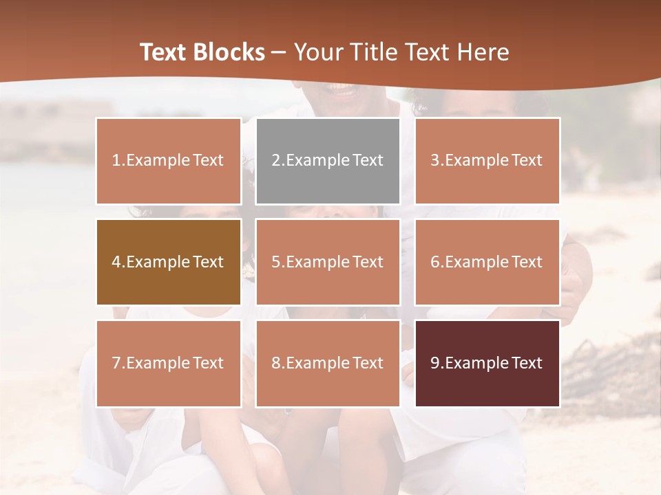 Hispanic Offsprings Vacations PowerPoint Template