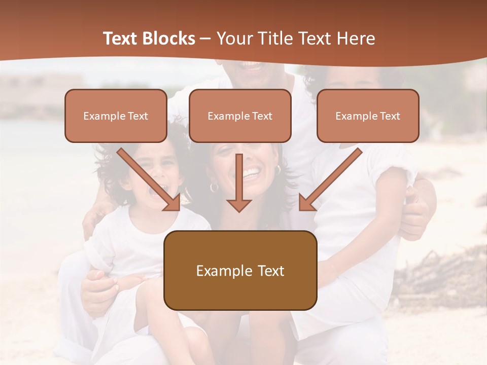 Hispanic Offsprings Vacations PowerPoint Template