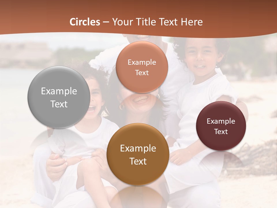 Hispanic Offsprings Vacations PowerPoint Template