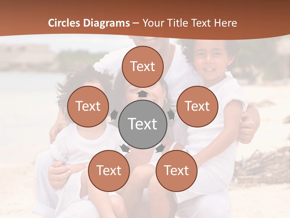 Hispanic Offsprings Vacations PowerPoint Template