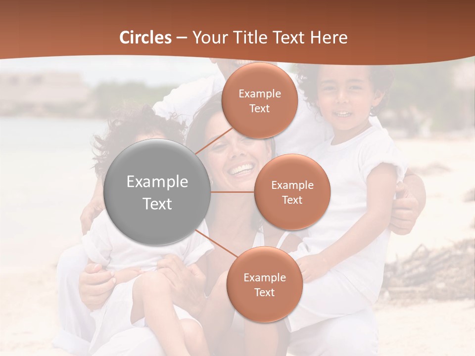 Hispanic Offsprings Vacations PowerPoint Template