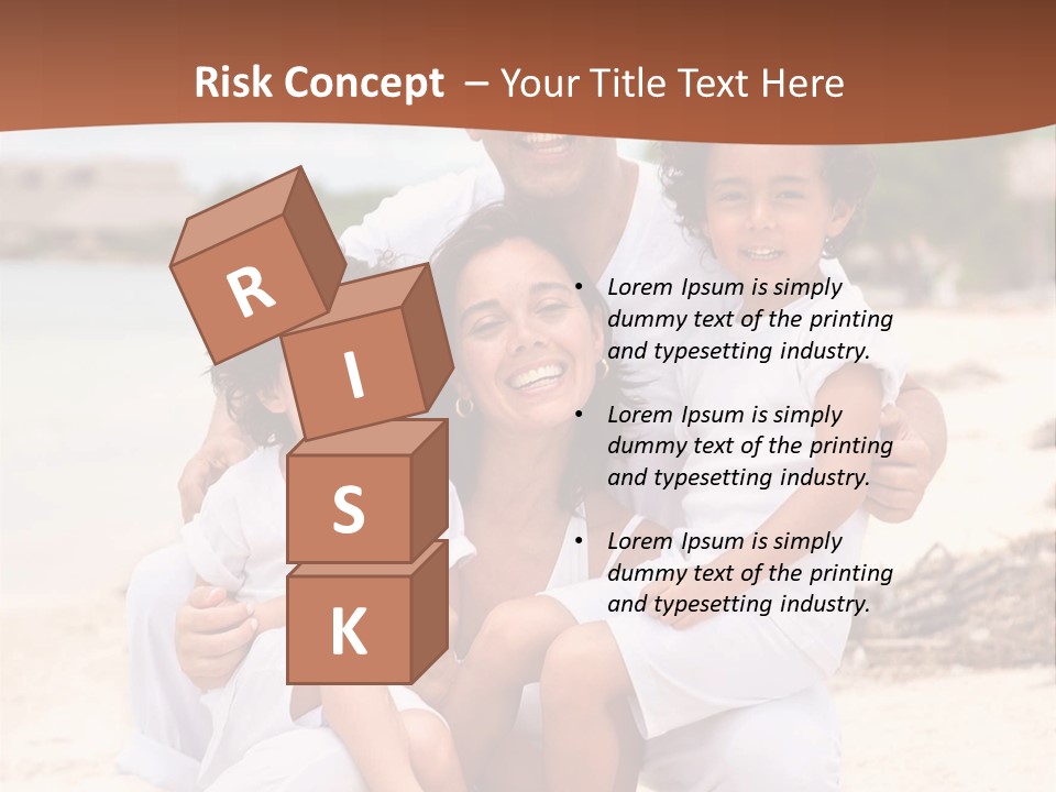 Hispanic Offsprings Vacations PowerPoint Template