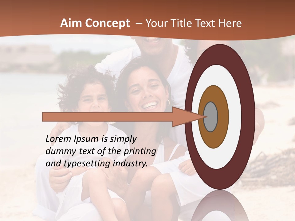 Hispanic Offsprings Vacations PowerPoint Template