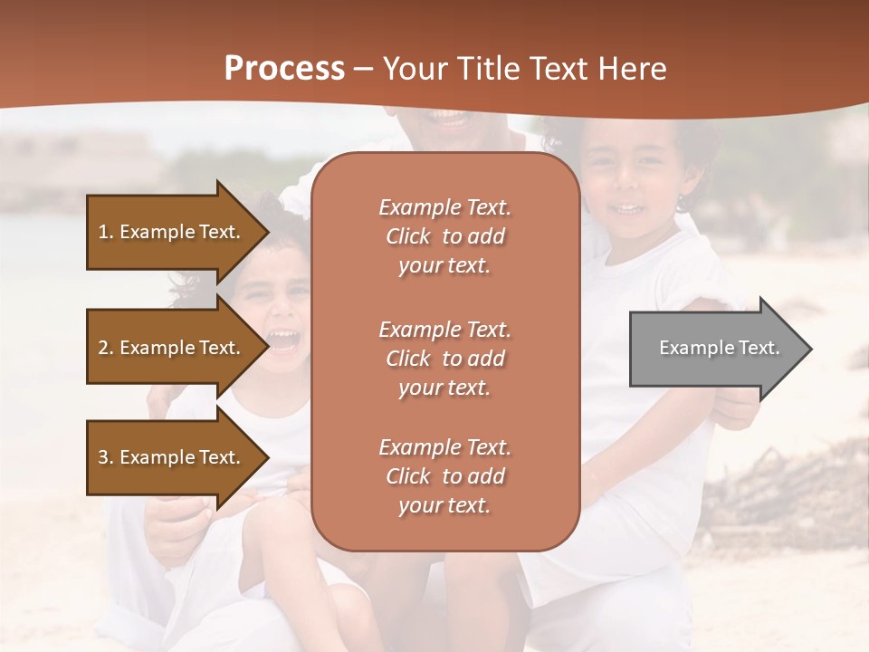 Hispanic Offsprings Vacations PowerPoint Template