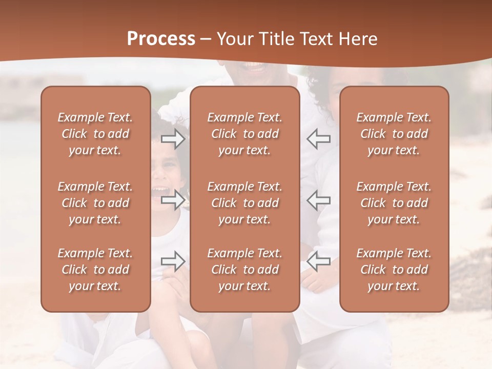 Hispanic Offsprings Vacations PowerPoint Template