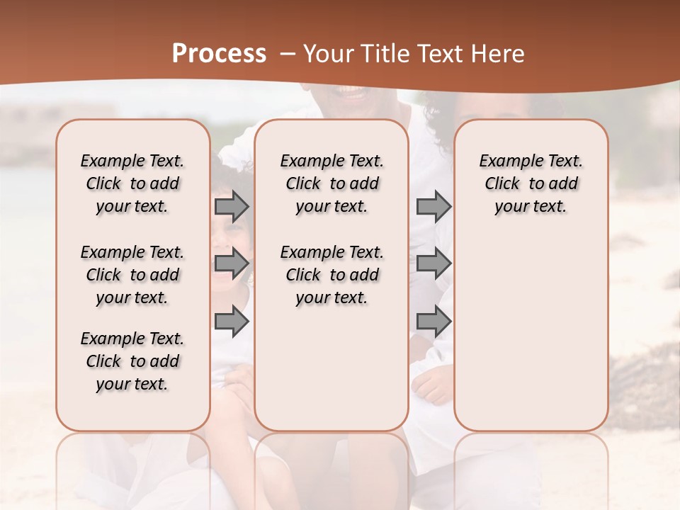 Hispanic Offsprings Vacations PowerPoint Template