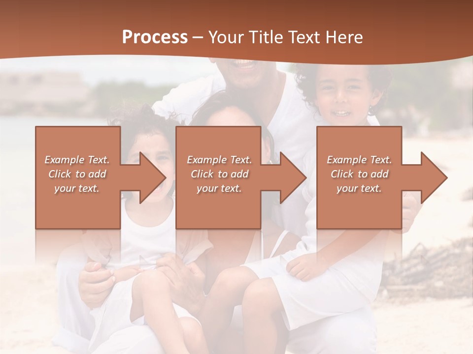 Hispanic Offsprings Vacations PowerPoint Template