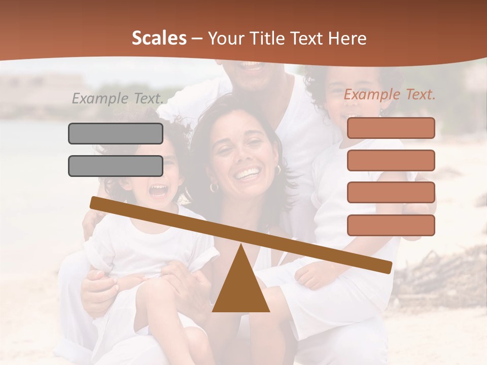 Hispanic Offsprings Vacations PowerPoint Template