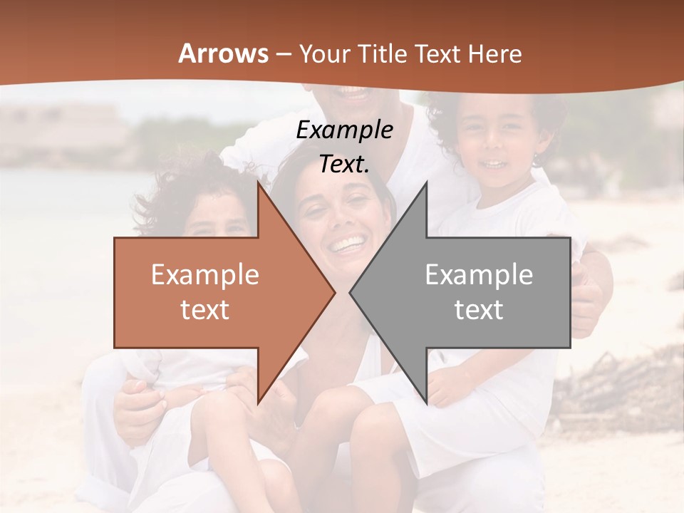 Hispanic Offsprings Vacations PowerPoint Template