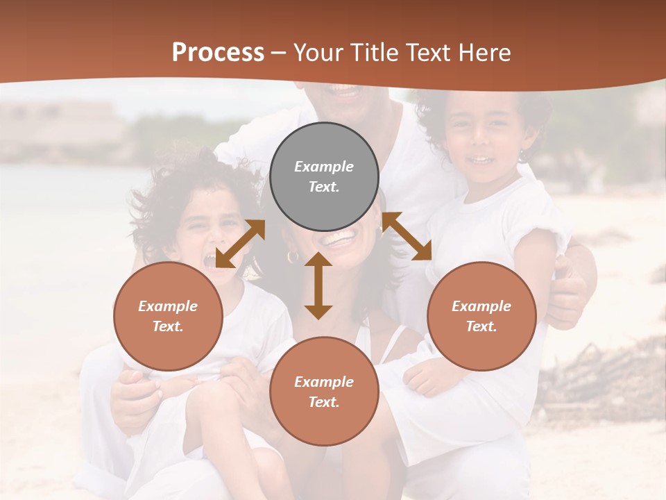 Hispanic Offsprings Vacations PowerPoint Template