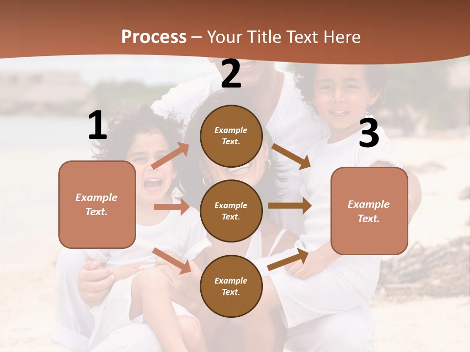 Hispanic Offsprings Vacations PowerPoint Template