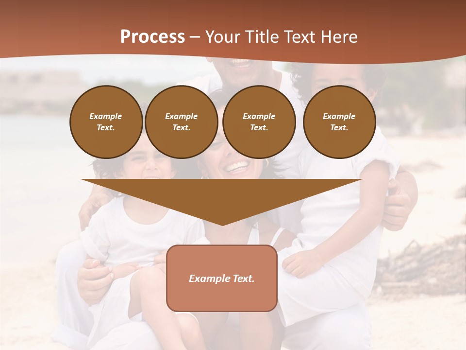 Hispanic Offsprings Vacations PowerPoint Template