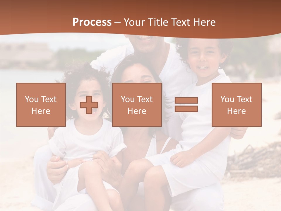 Hispanic Offsprings Vacations PowerPoint Template