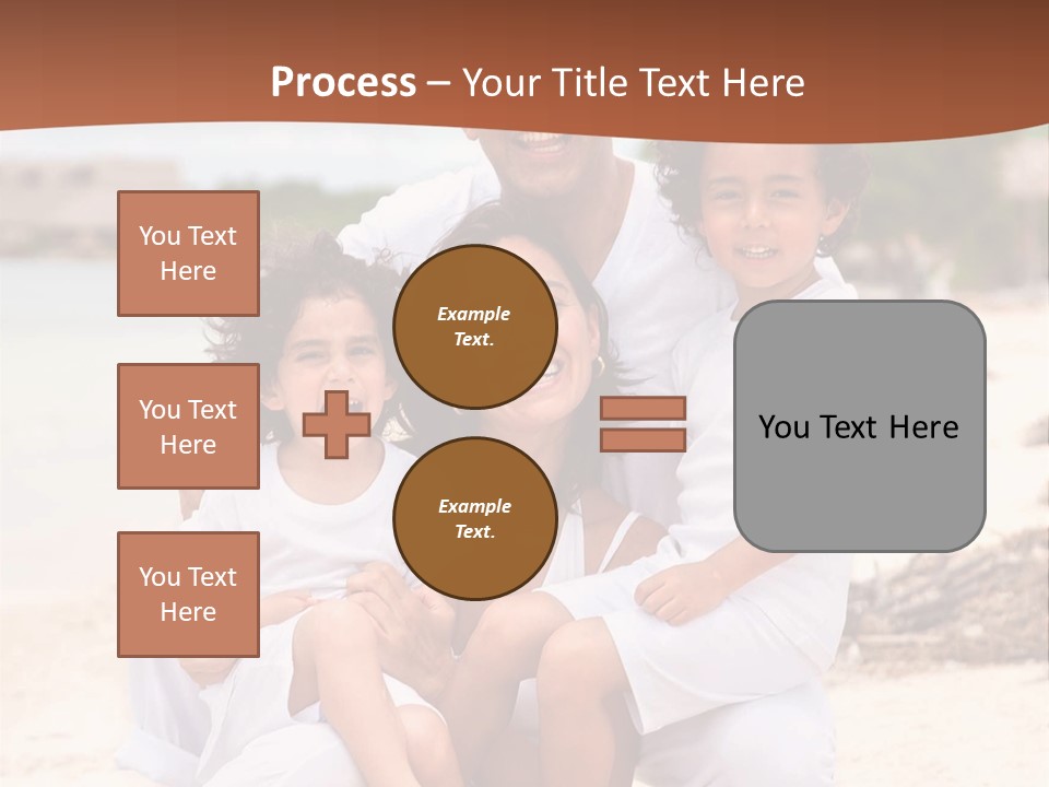 Hispanic Offsprings Vacations PowerPoint Template