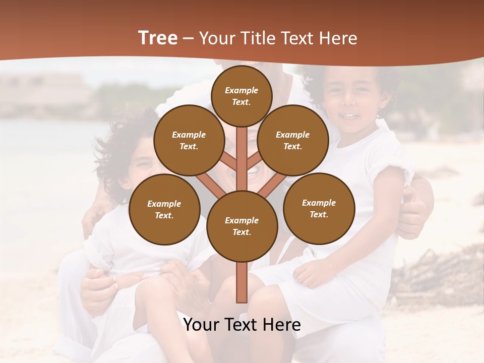 Hispanic Offsprings Vacations PowerPoint Template