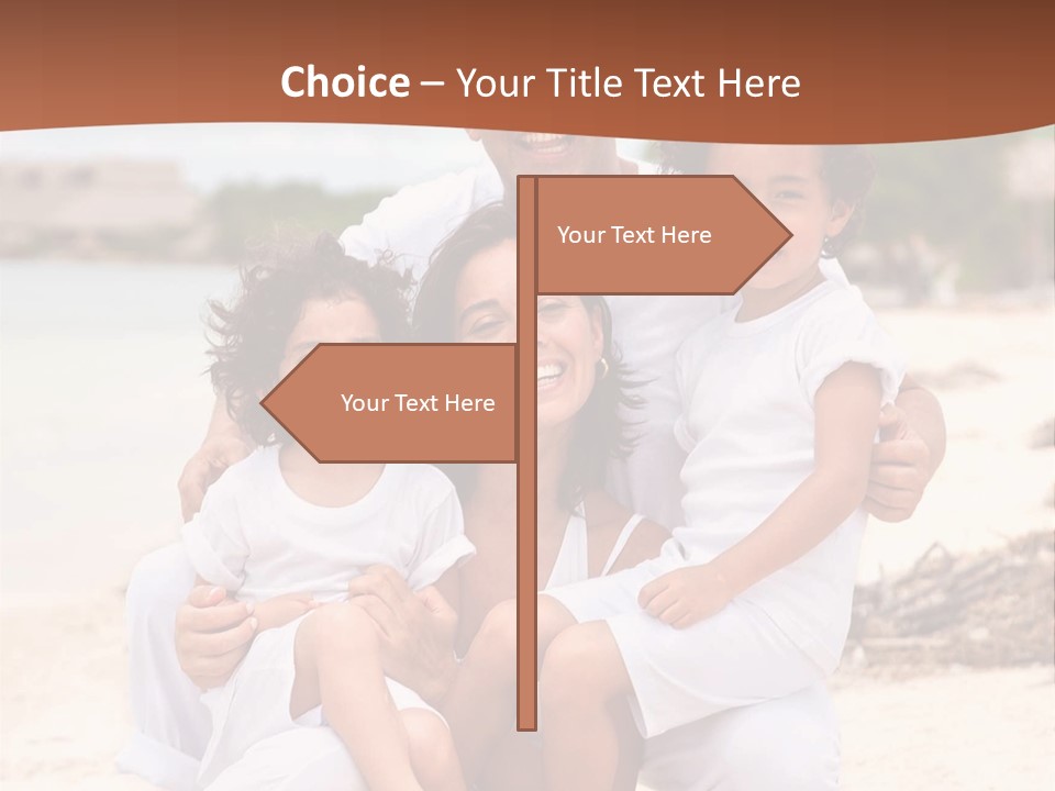 Hispanic Offsprings Vacations PowerPoint Template