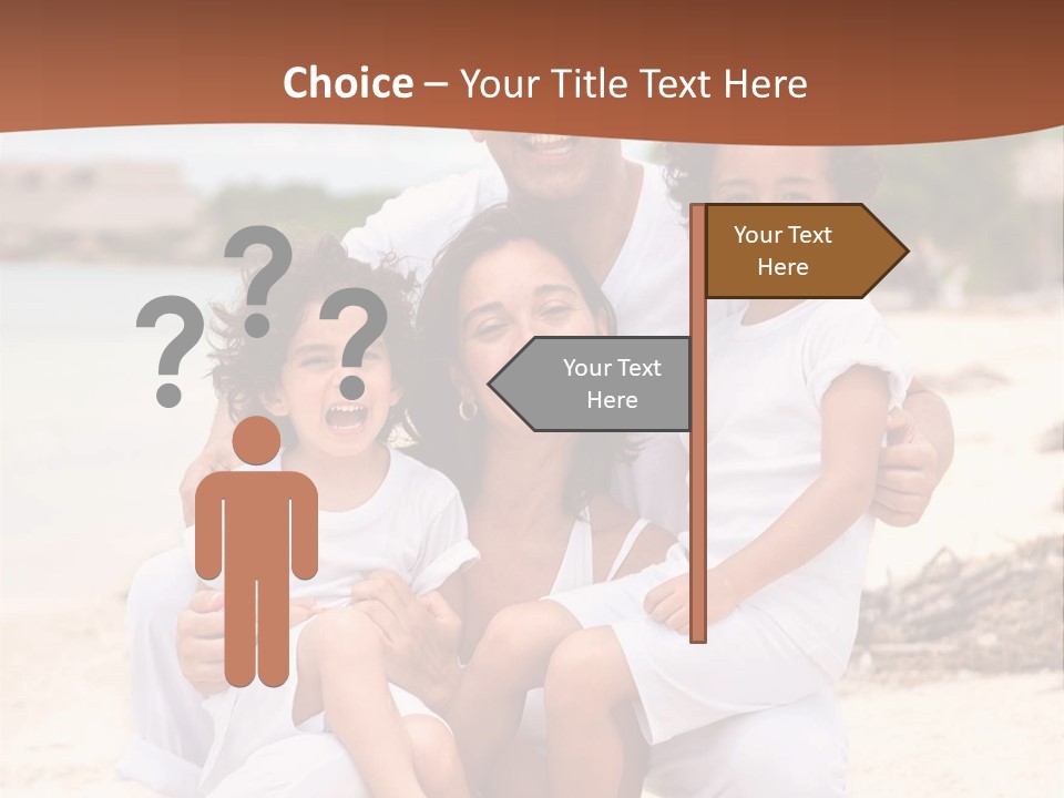 Hispanic Offsprings Vacations PowerPoint Template