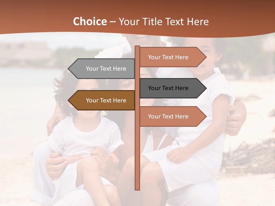 Hispanic Offsprings Vacations PowerPoint Template