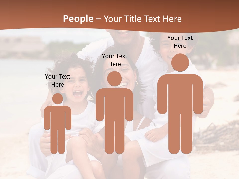 Hispanic Offsprings Vacations PowerPoint Template