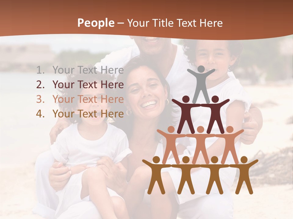 Hispanic Offsprings Vacations PowerPoint Template