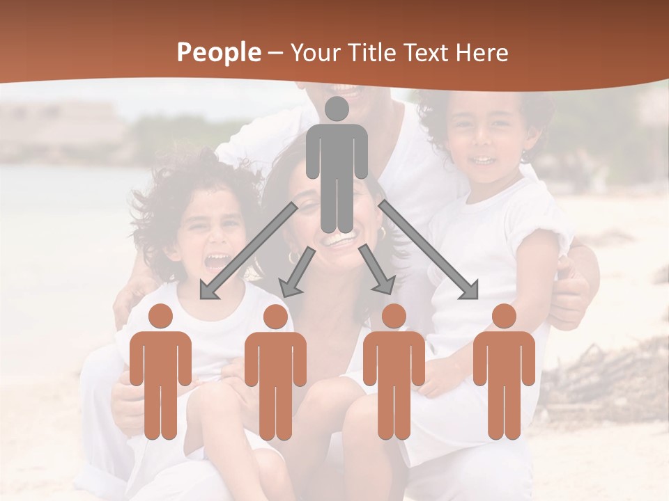 Hispanic Offsprings Vacations PowerPoint Template