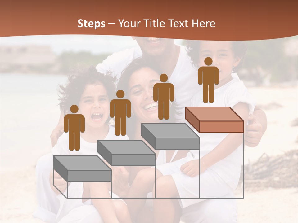 Hispanic Offsprings Vacations PowerPoint Template