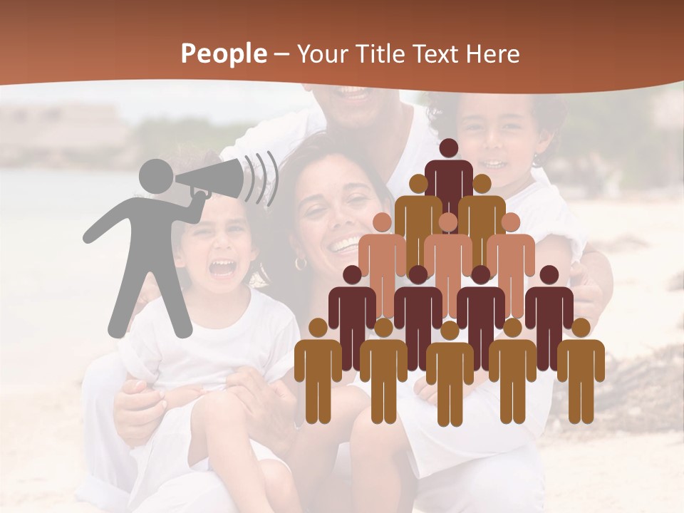 Hispanic Offsprings Vacations PowerPoint Template