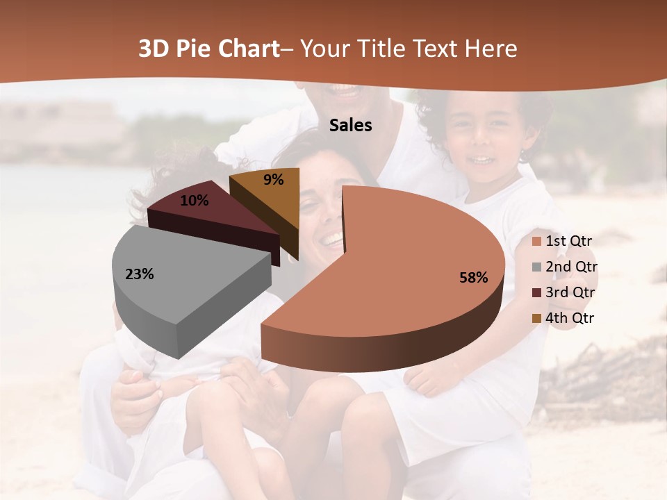 Hispanic Offsprings Vacations PowerPoint Template