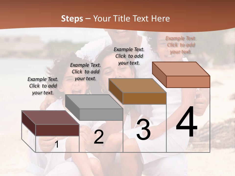 Hispanic Offsprings Vacations PowerPoint Template