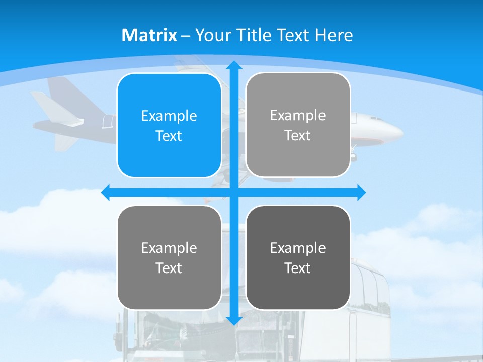 Transport Sign Red PowerPoint Template