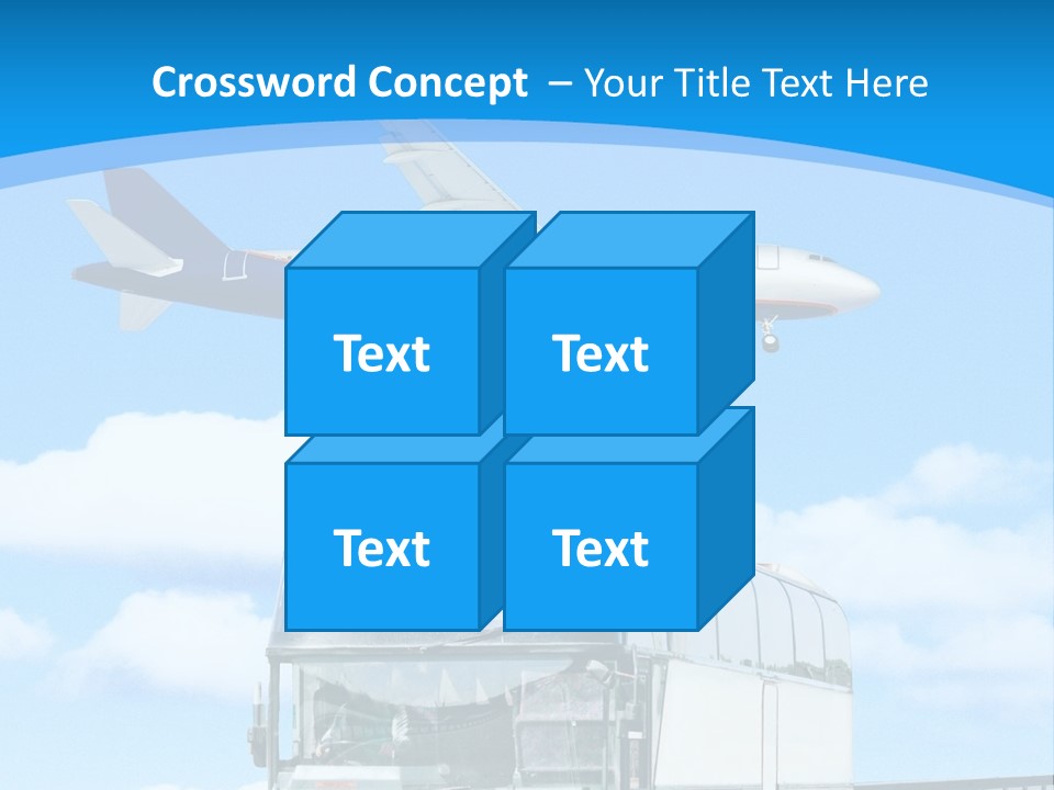 Transport Sign Red PowerPoint Template