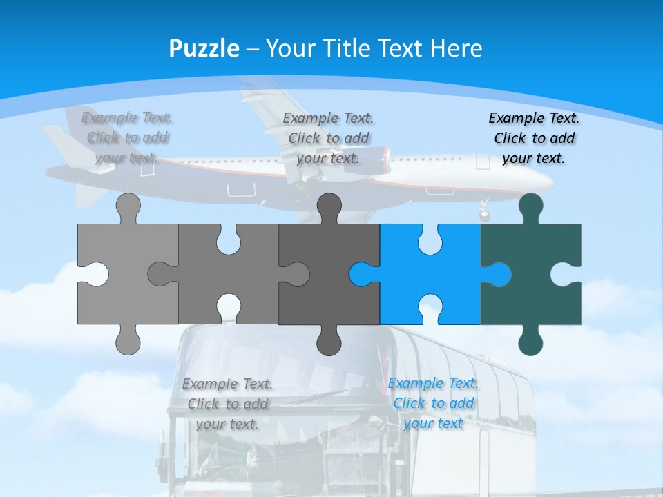 Transport Sign Red PowerPoint Template