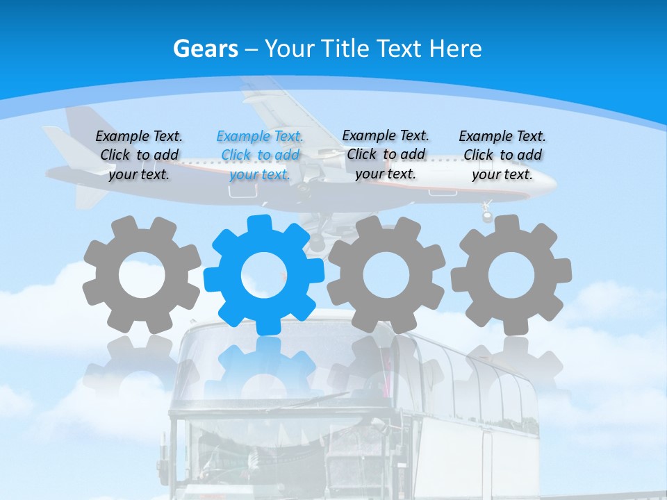 Transport Sign Red PowerPoint Template