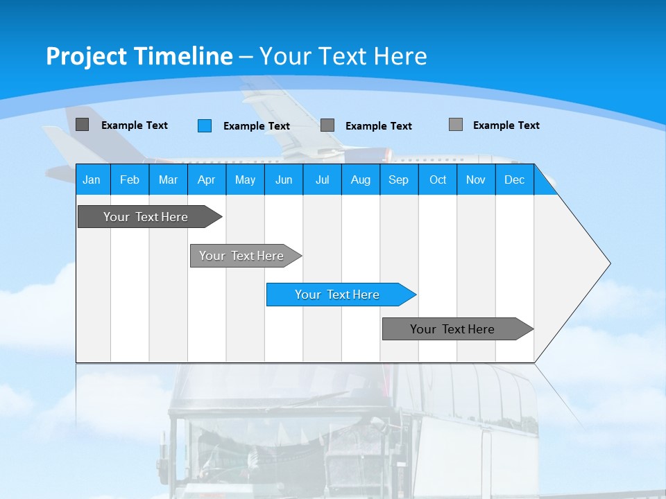 Transport Sign Red PowerPoint Template