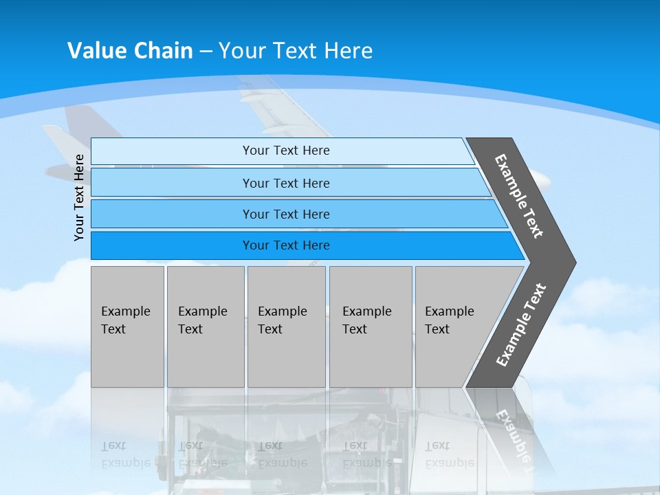 Transport Sign Red PowerPoint Template