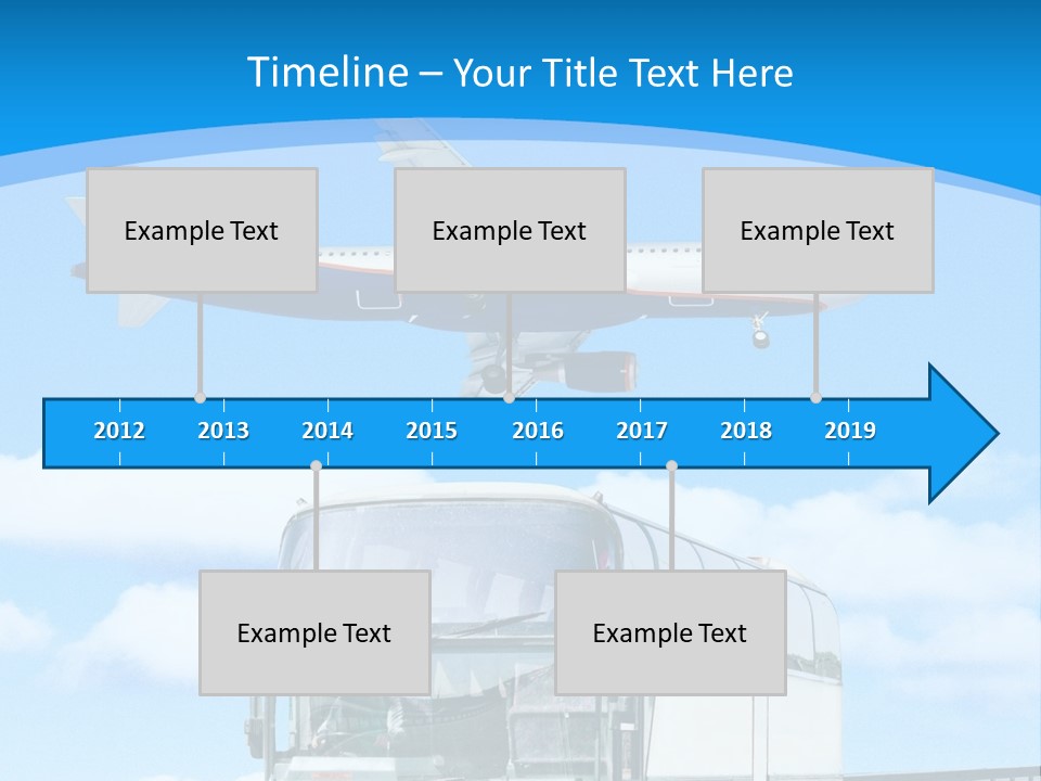 Transport Sign Red PowerPoint Template