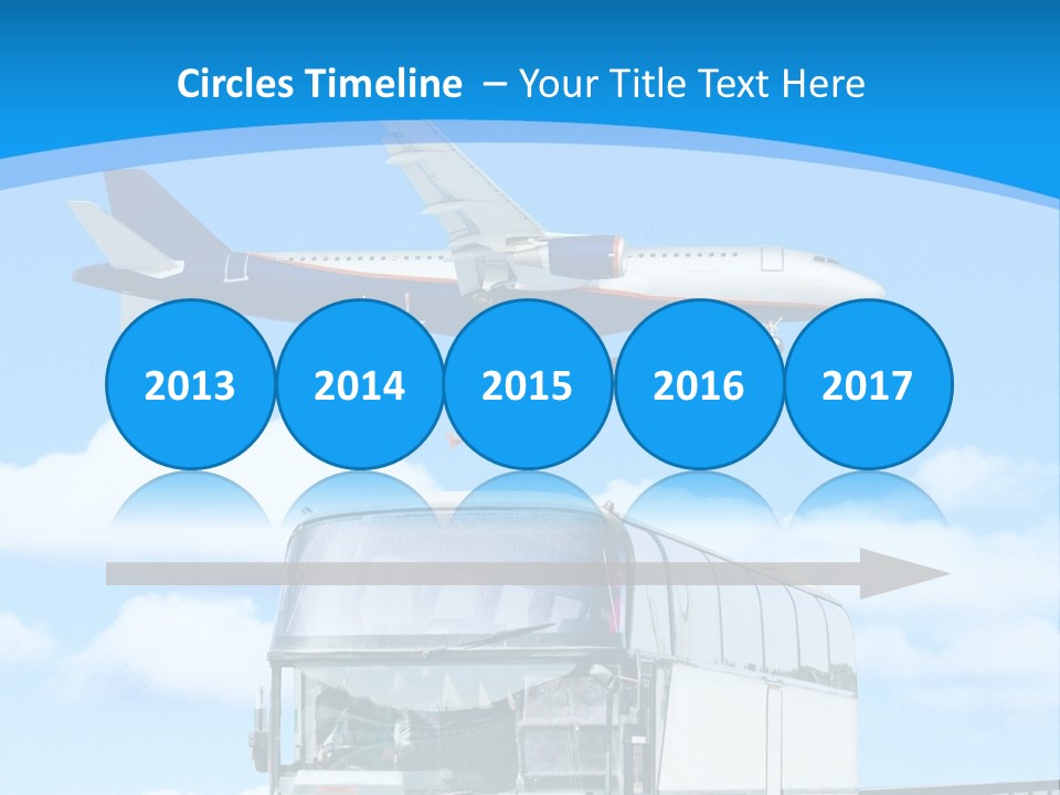 Transport Sign Red PowerPoint Template