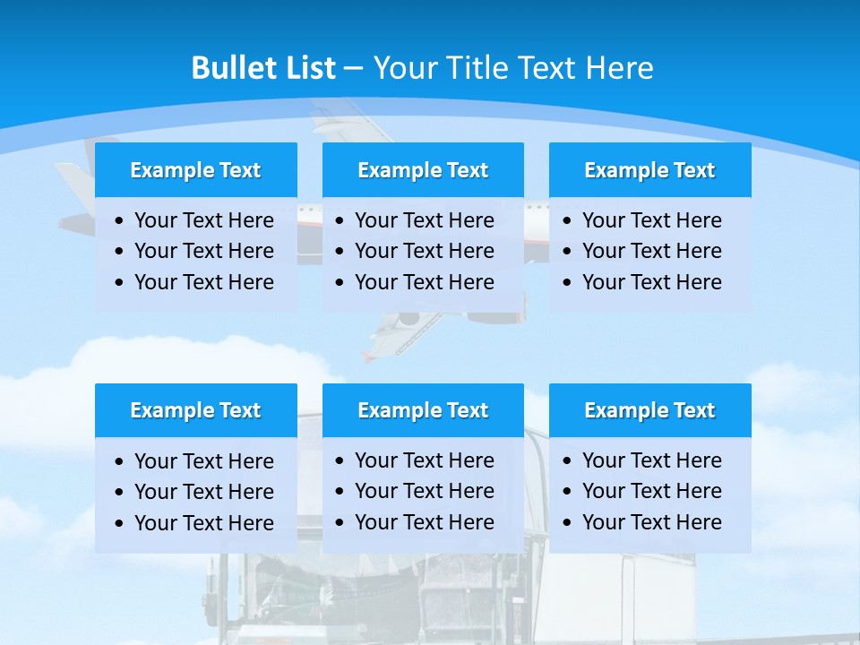 Transport Sign Red PowerPoint Template