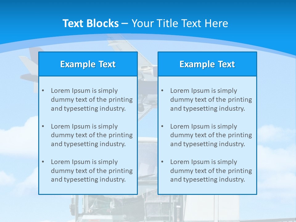 Transport Sign Red PowerPoint Template