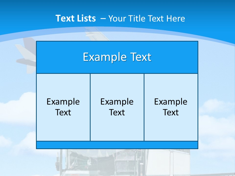 Transport Sign Red PowerPoint Template