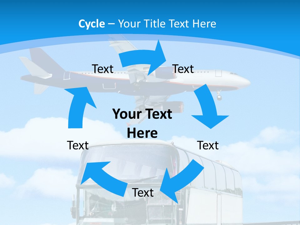 Transport Sign Red PowerPoint Template