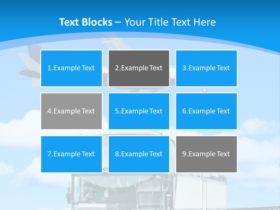 Transport Sign Red PowerPoint Template