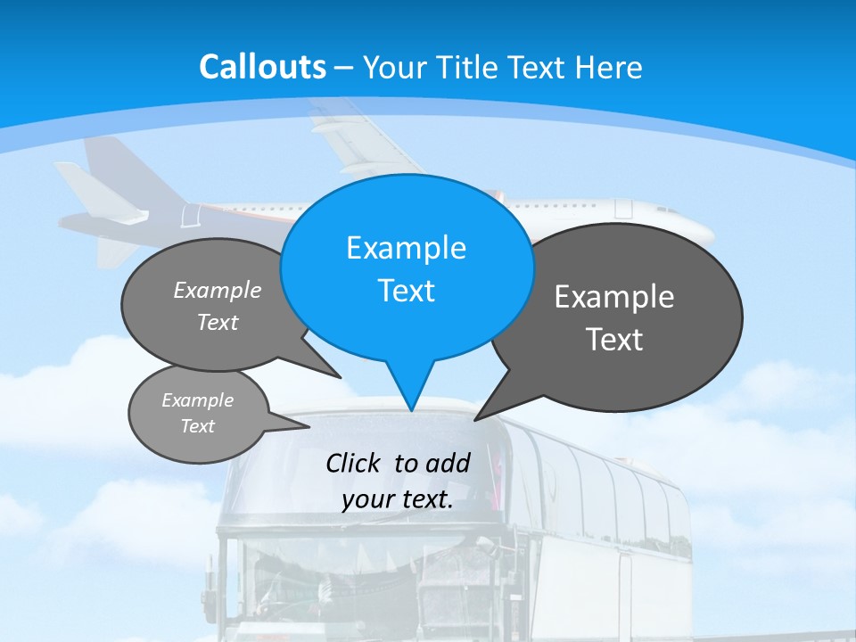 Transport Sign Red PowerPoint Template