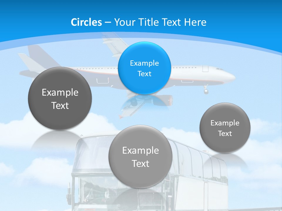 Transport Sign Red PowerPoint Template