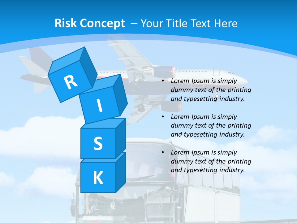 Transport Sign Red PowerPoint Template