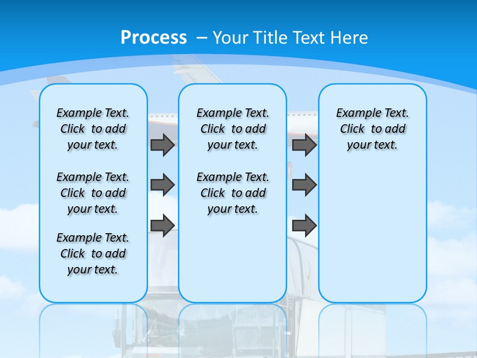 Transport Sign Red PowerPoint Template