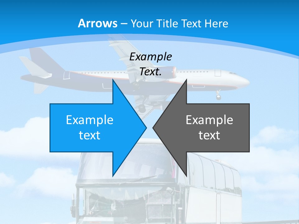 Transport Sign Red PowerPoint Template