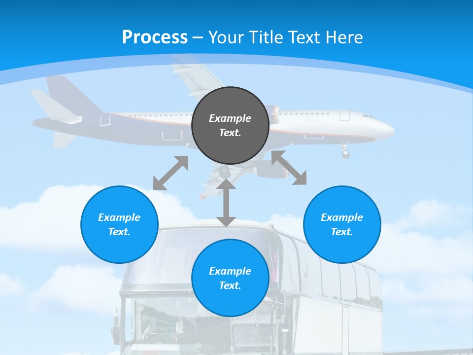 Transport Sign Red PowerPoint Template
