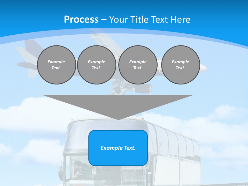 Transport Sign Red PowerPoint Template