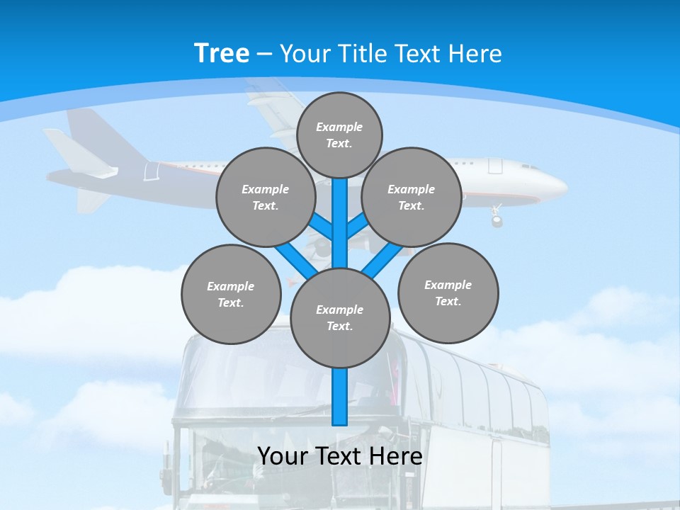 Transport Sign Red PowerPoint Template